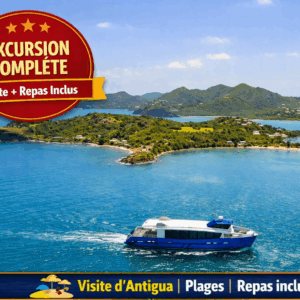Bateau hybride naviguant vers Antigua